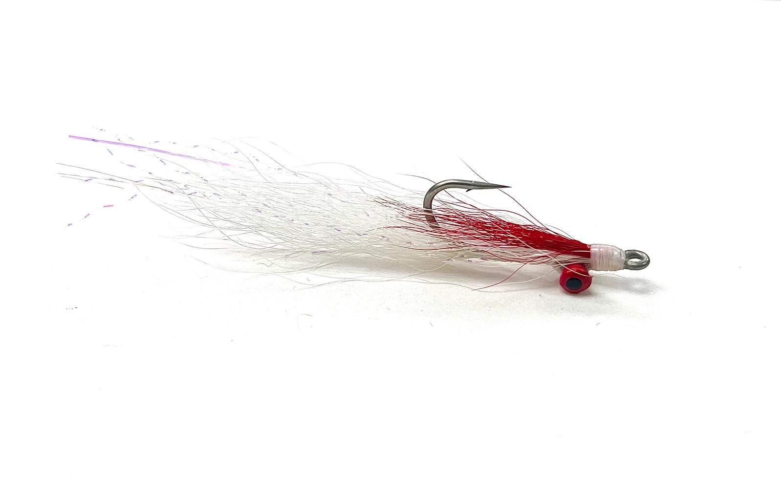 FAD Clouser Minnow - Red/White - Size 2